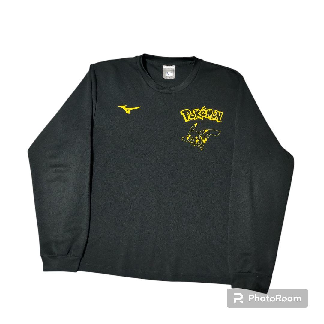 ミズノ MIZUNO ポケモン ピカチュウ ロンT 長袖 Tシャツ バドミントン