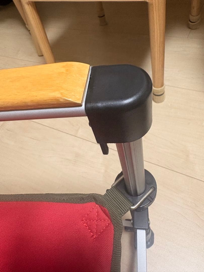 Coleman アウトドアチェア 赤 収納バッグ付き