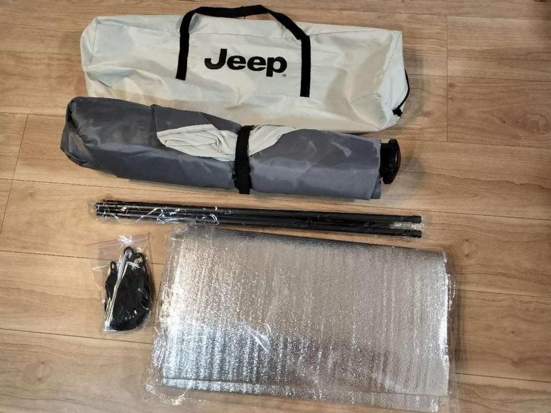 Jeep テント ワンタッチテント 2～3人用 防湿シート付き JP11F