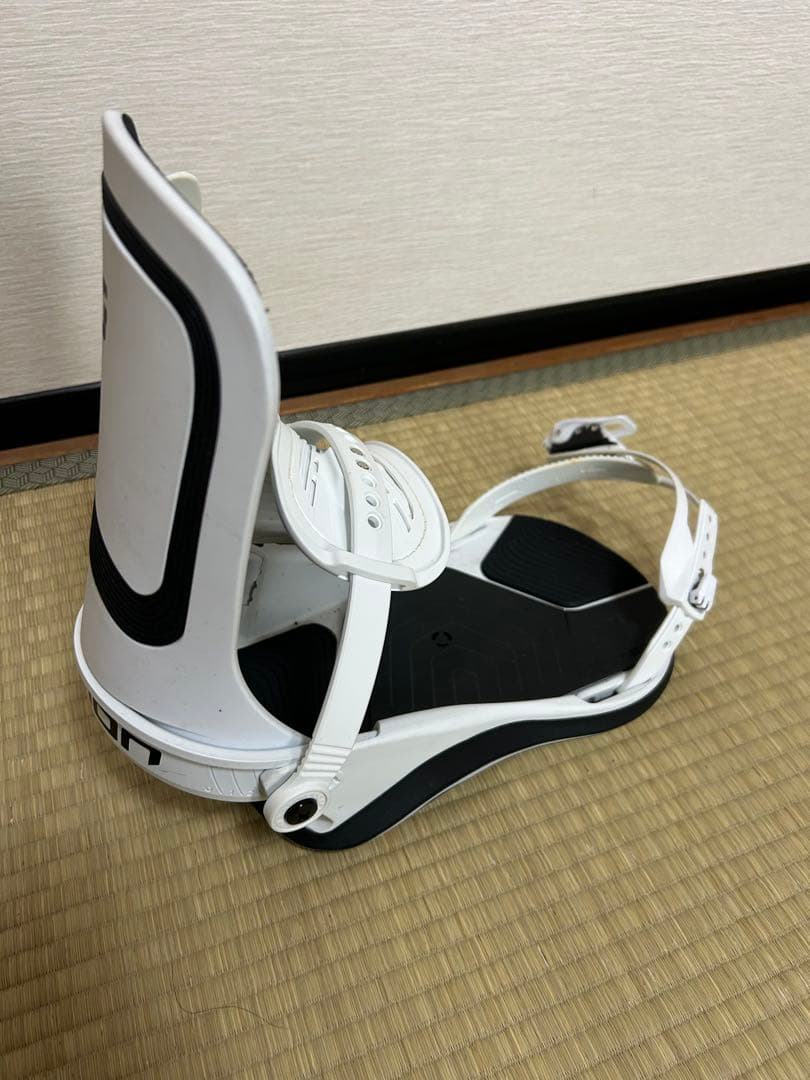 UNION スノーボードビンディング Mサイズ ホワイト