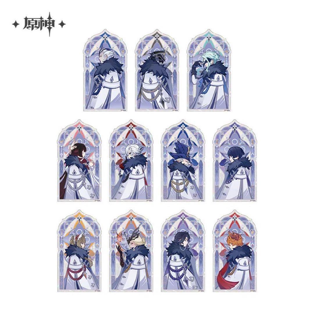 原神 厳霜と狂焔シリーズ アクリルスタンド アクスタ コンプリート 執行官