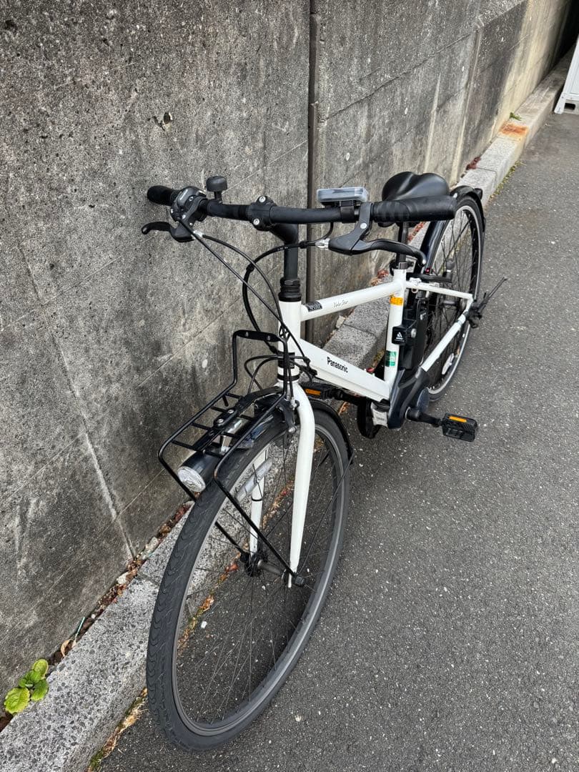 Panasonic 電動アシスト自転車 ベロスター ホワイト バッテリー+充電器