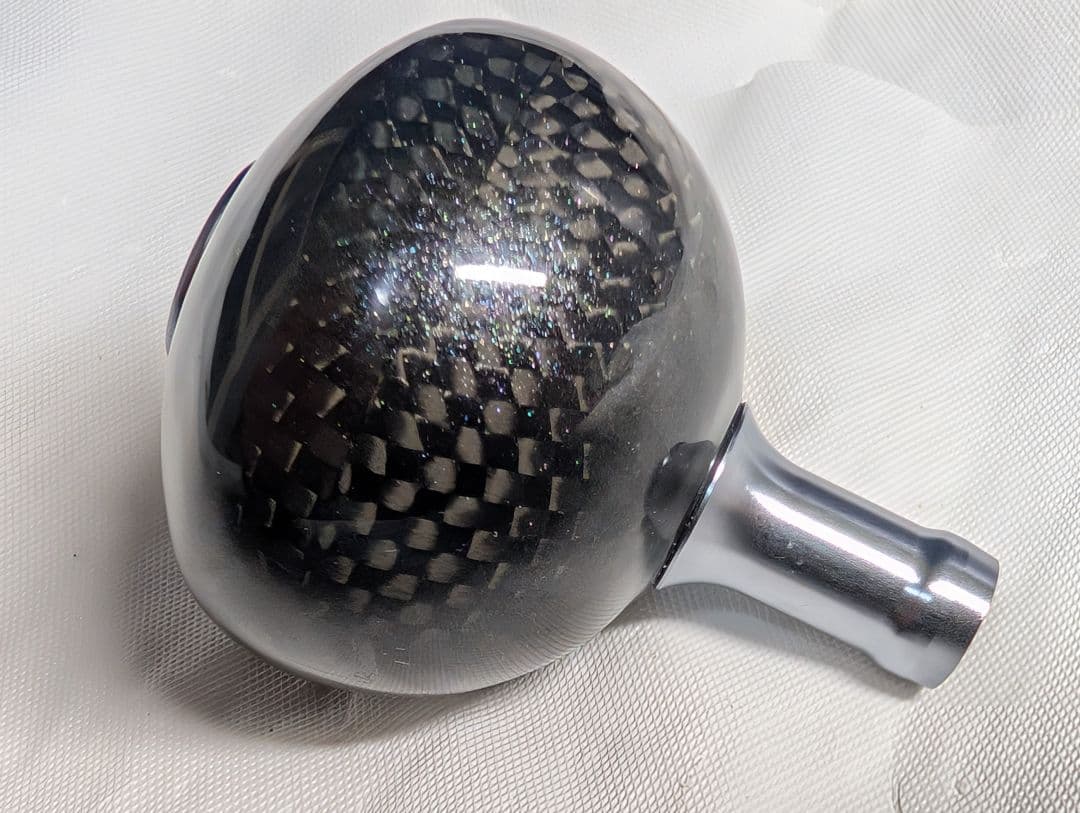 美品　シマノ08ステラSW ウルトラライトカーボン ハンドルノブB　管522FP