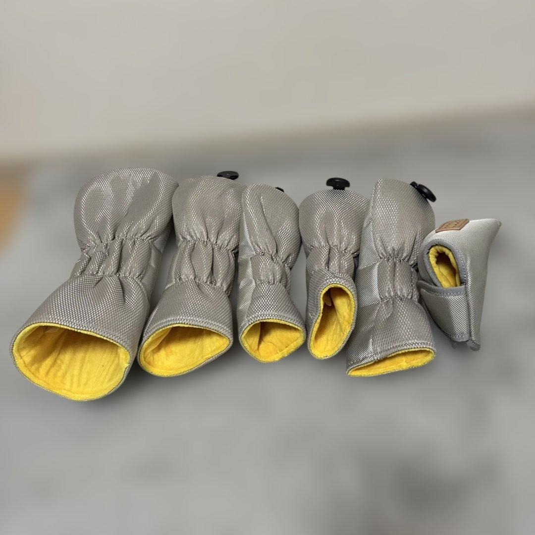 超美品‼️ エコーecco キャディバッグとヘッドカバーセット　パターカバーまで