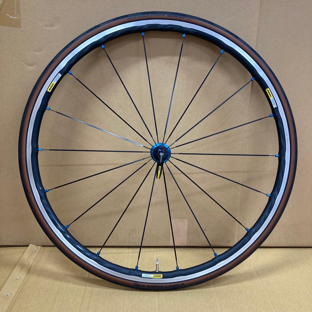 MAVIC KSYRIUM ELITE BLUE前後セット タイヤ、チューブ付き