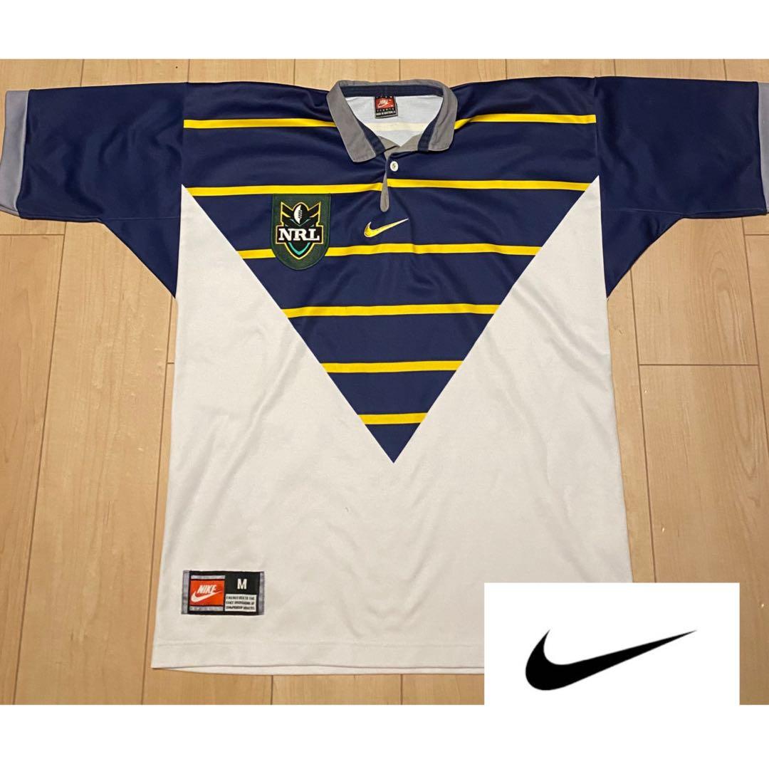 nikeナイキNRL ラグビーカウボーイズ ユニフォーム 90's ラガーシャツ