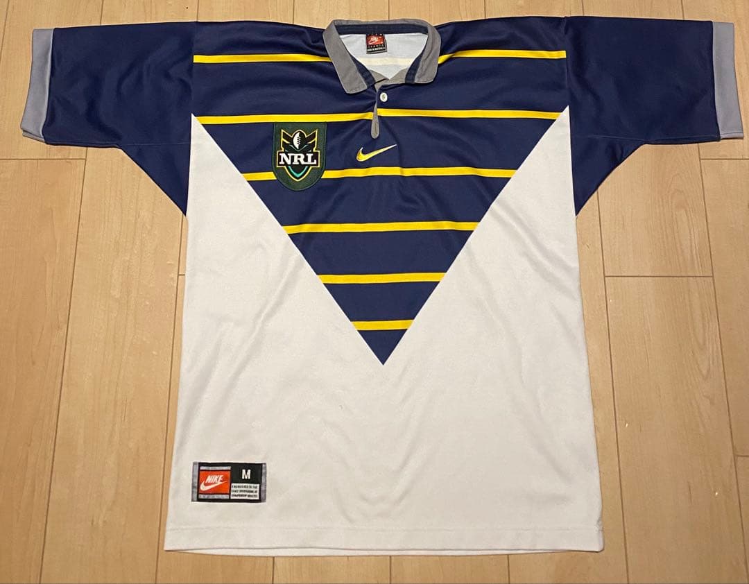 nikeナイキNRL ラグビーカウボーイズ ユニフォーム 90's ラガーシャツ
