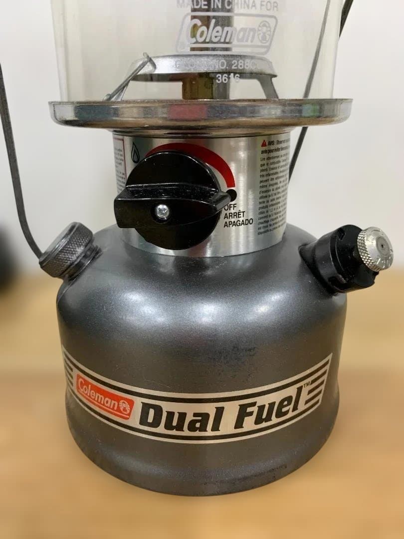 Coleman Dual Fuel ランタン ケース付き
