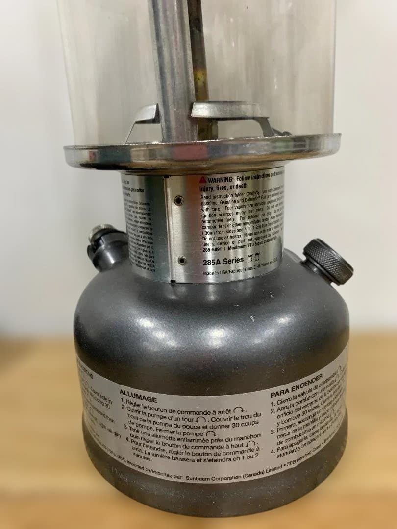 Coleman Dual Fuel ランタン ケース付き