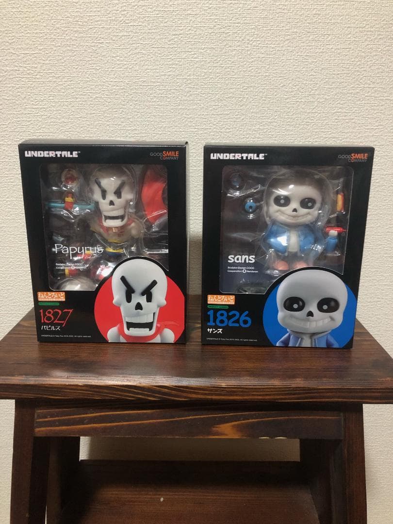 新品未開封　UNDERTALE ねんどろいど Papyrus & Sans
