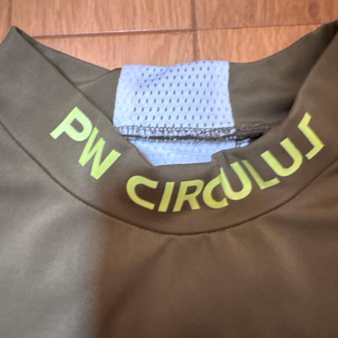 PWCIRCULUS M ビックロゴ バックメッシュ切り替えモックT