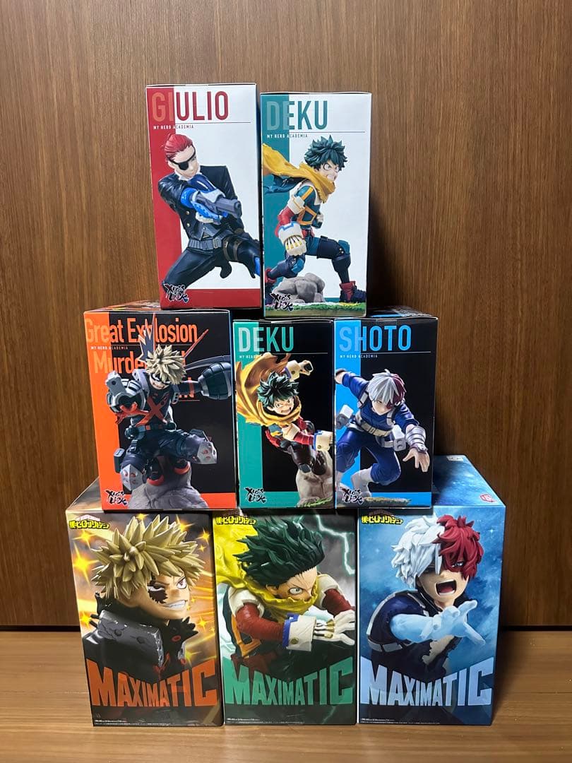 僕のヒーローアカデミアMAXIMATIC&XrossLinkフィギュア8体セット