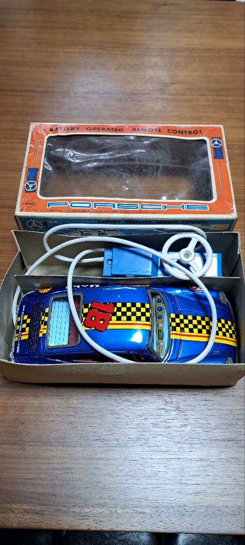 ポルシェ　911　ブリキリモコン 昭和レトロ