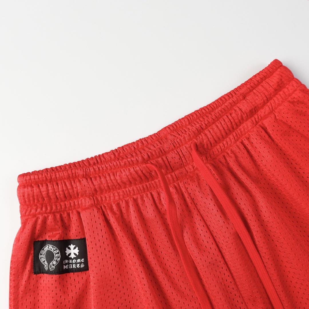 Chrome Hearts ショートパンツ レッド TEAM ロゴ サイズ M