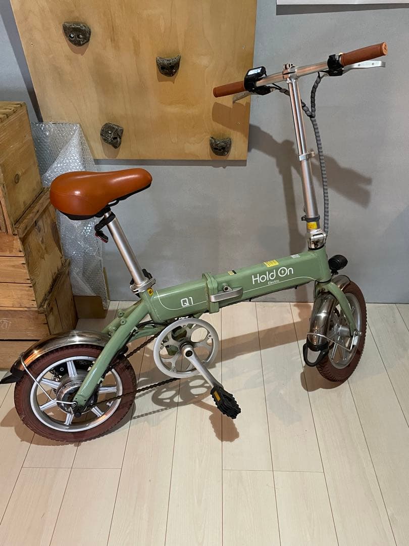 電動自転車　hold on 抹茶グリーン