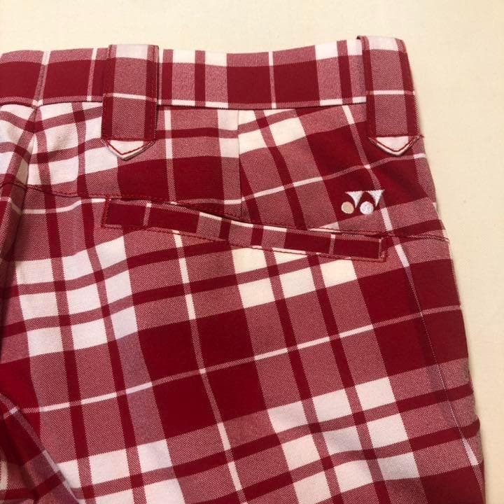 新品未使用 ヨネックス◆ゴルフ ストレッチ パンツ◆レッド サイズ