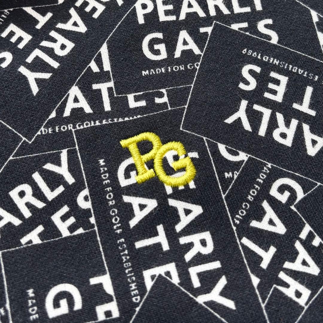 PEARLY GATES フード付きパーカー ダンボールステッカーシリーズ 総柄