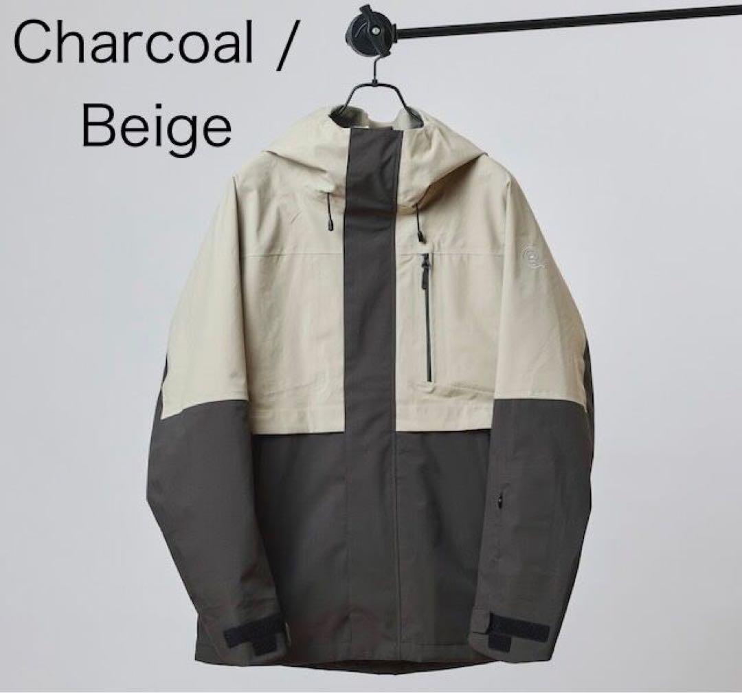 unfudge スノーウエアー PEEP JK charcoal/Beige Ｌ
