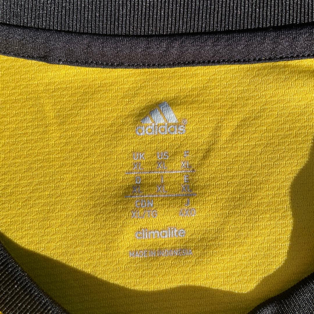 adidas Tシャツ　90s イエロージャージ スウェット