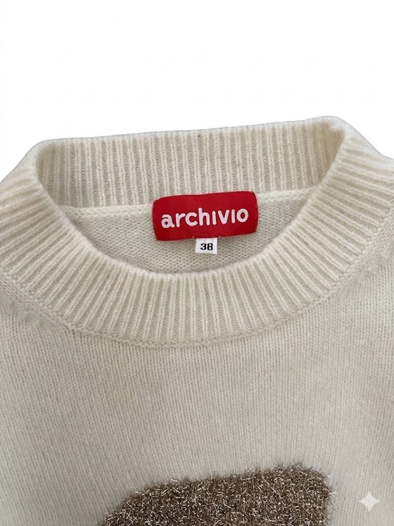 ARCHIVIO アルチビオ ゴルフ ニット レディース 美品サイズ38
