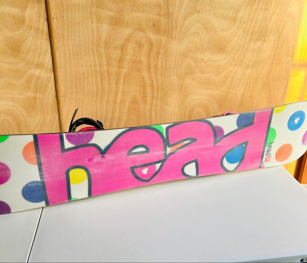 HEAD スノーボード板　138cm ビンディング付ケース付き　美品　引取り限定