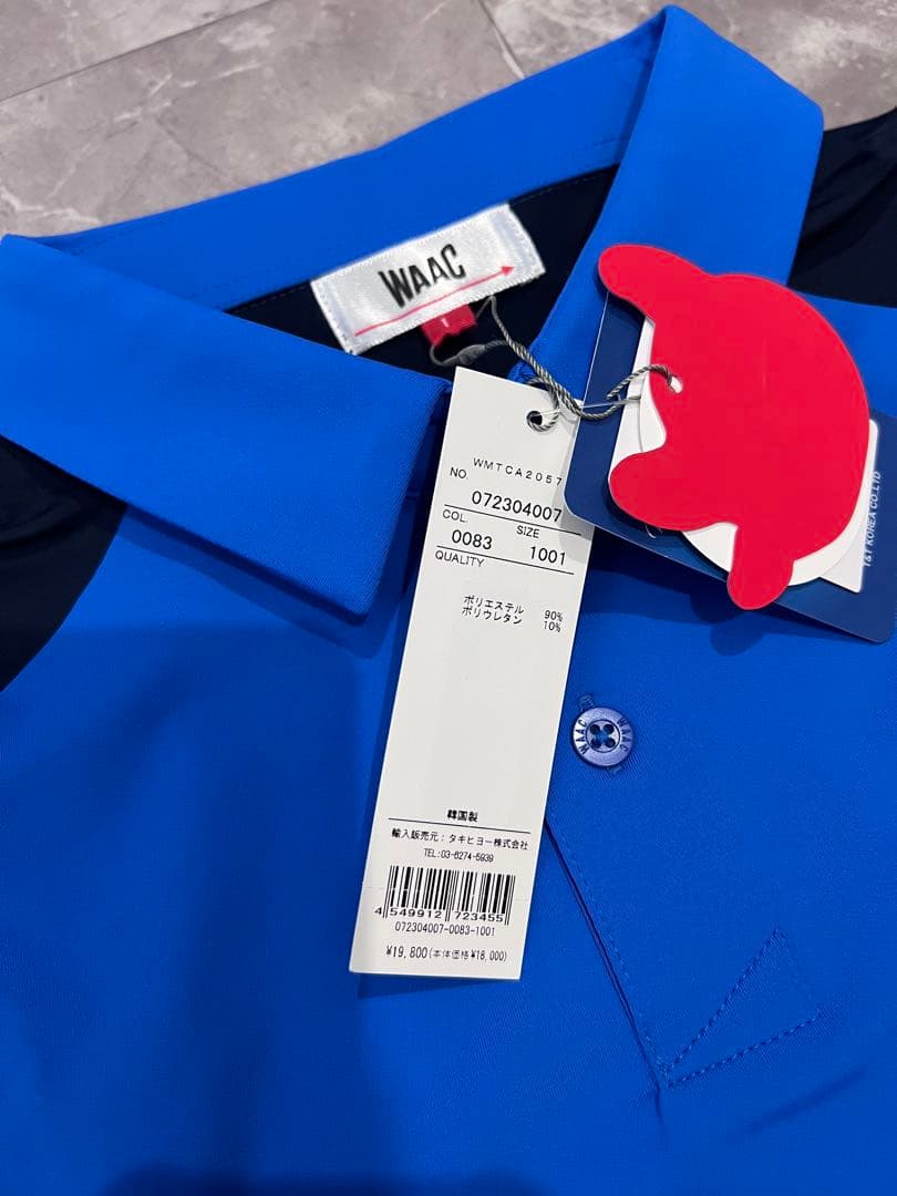 新品定価19,800円waac ワックメンズ 半袖ポロシャツS