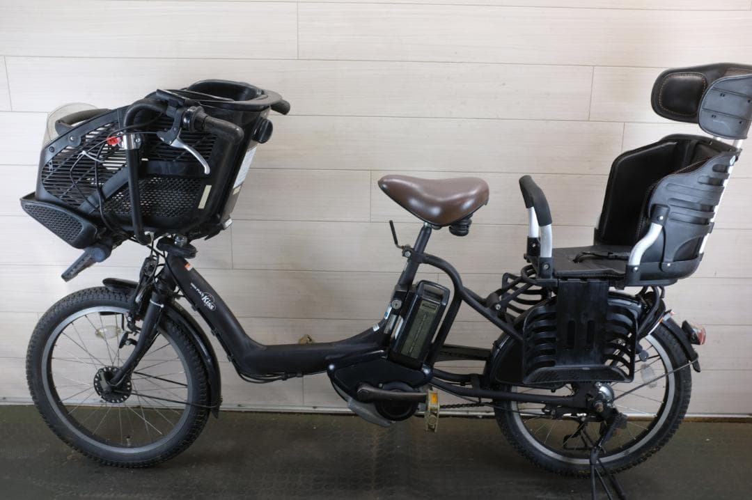 電動自転車 ヤマハPAS KISS 20インチ 3段変速 8.7Ah 充電器有