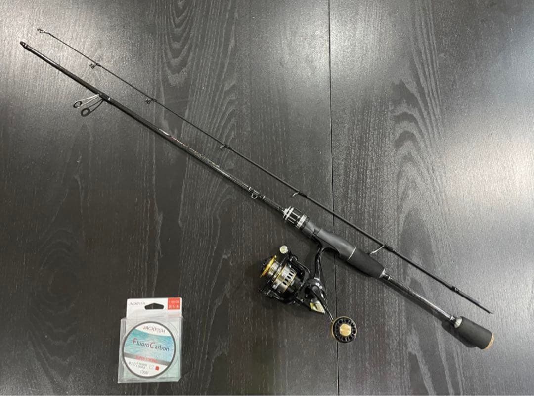 バス釣り2セット・ベイトロッド&リール(右巻)スピニングロッド&リール・ライン付