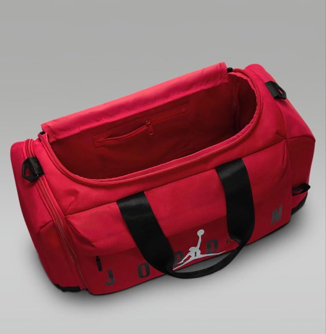 【新品未使用】NIKE JORDAN ダッフルバッグ レッド 46L バスケット