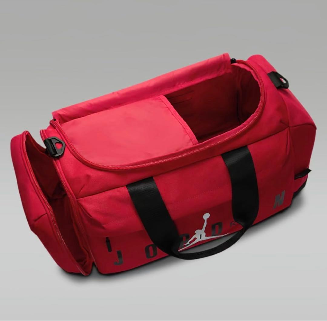 【新品未使用】NIKE JORDAN ダッフルバッグ レッド 46L バスケット