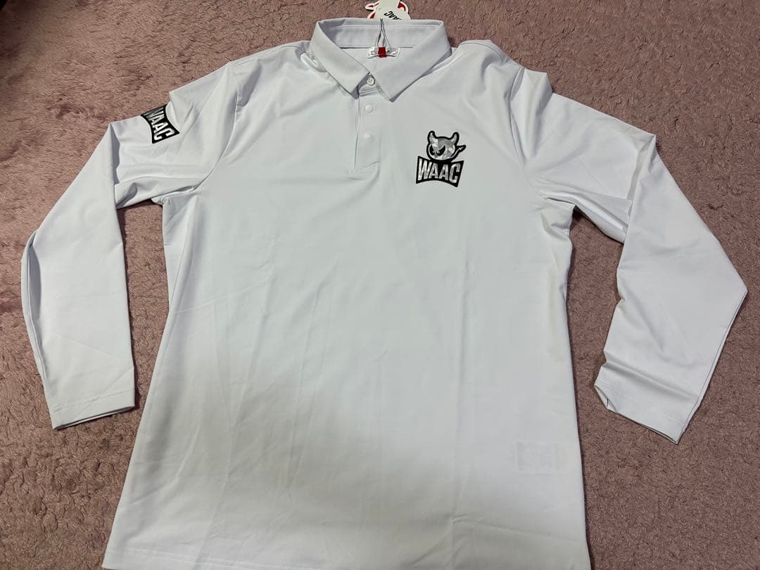 新品　タグ付き　 WAAC golf 長袖シャツ　サイズ4 ホワイト