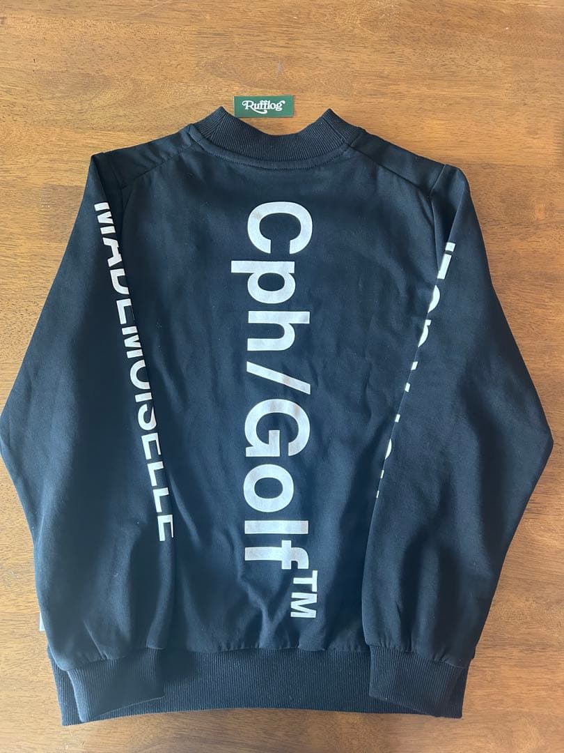【新品完売品】Cph/Golf ブラック トレーナー Sサイズ