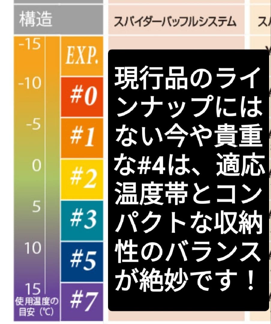 貴重な#4　mont-bell Burrow Bag スーパーストレッチ