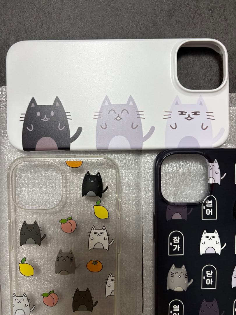iPhone14【ジュン】seventeen artist made 猫 ケース