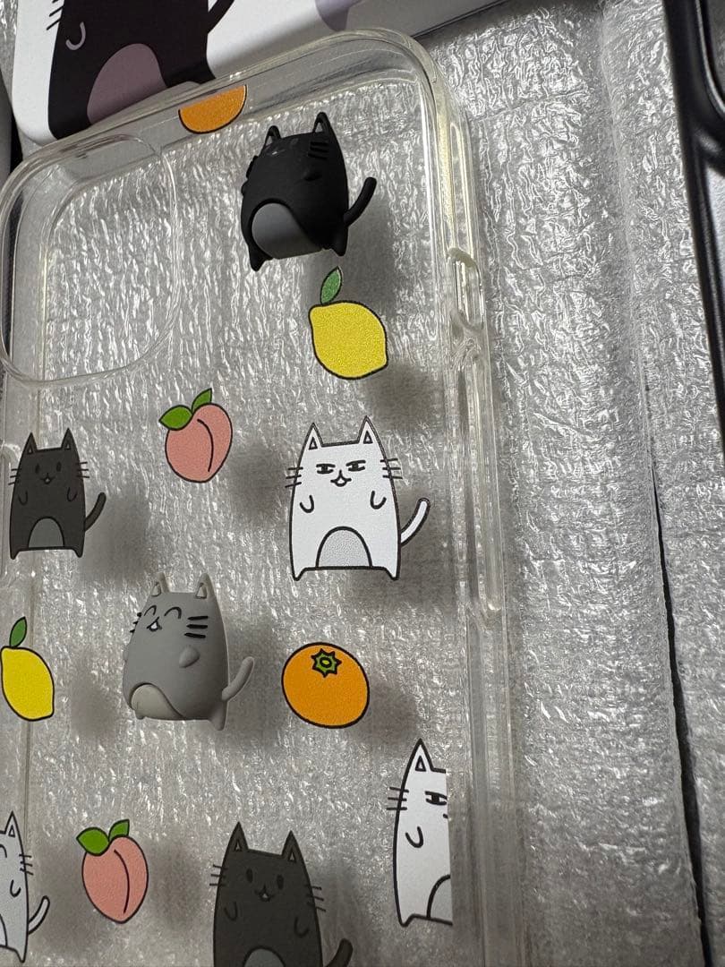 iPhone14【ジュン】seventeen artist made 猫 ケース