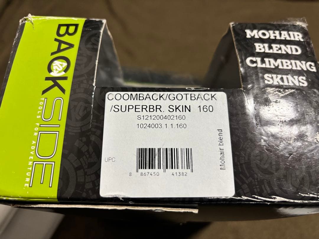 K2 モヘアブレンド　クライミングスキン　BACKSIDE 未使用品