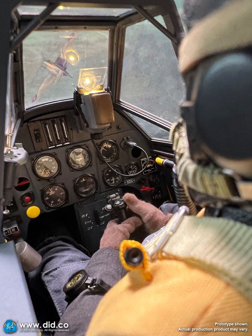 1/6 DID社　WW2ドイツ空軍　メッサーシュミットBf109 コックピット