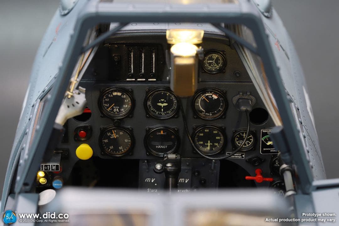 1/6 DID社　WW2ドイツ空軍　メッサーシュミットBf109 コックピット