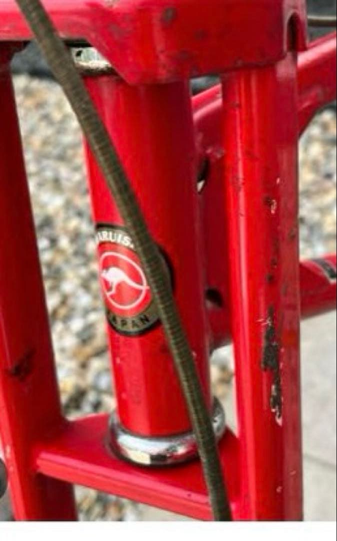 お*し様 BMX 20インチ 赤