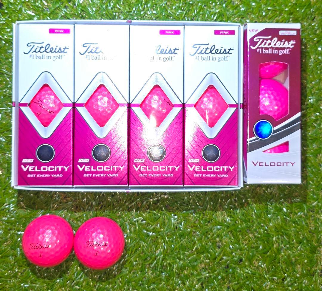 Titleist VELOCITY 希少 ピンク　17球 新品未使用球