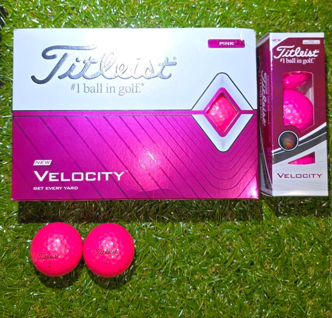 Titleist VELOCITY 希少 ピンク　17球 新品未使用球