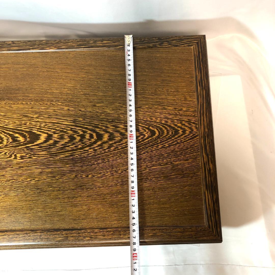 盆栽台,花台　飾り台 盆栽卓　61.5㎝、5kg 天然木アンティーク　未使用品