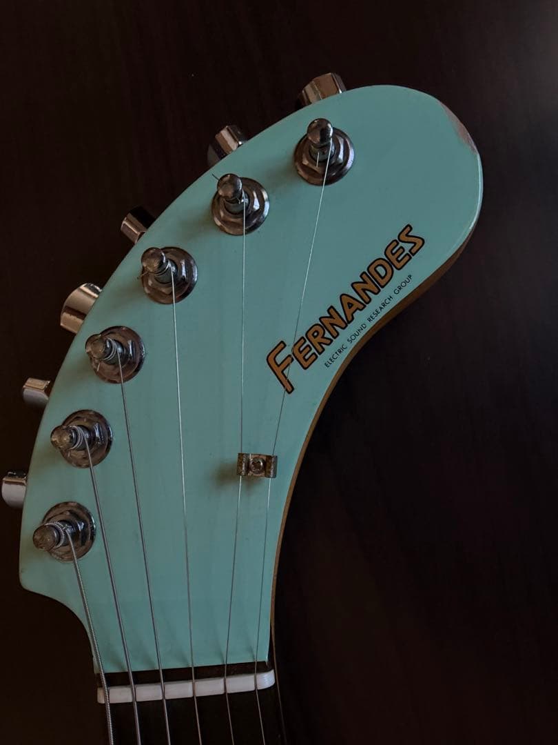 【中古】FERNANDES ZO-3 ミントグリーン ハードケース付