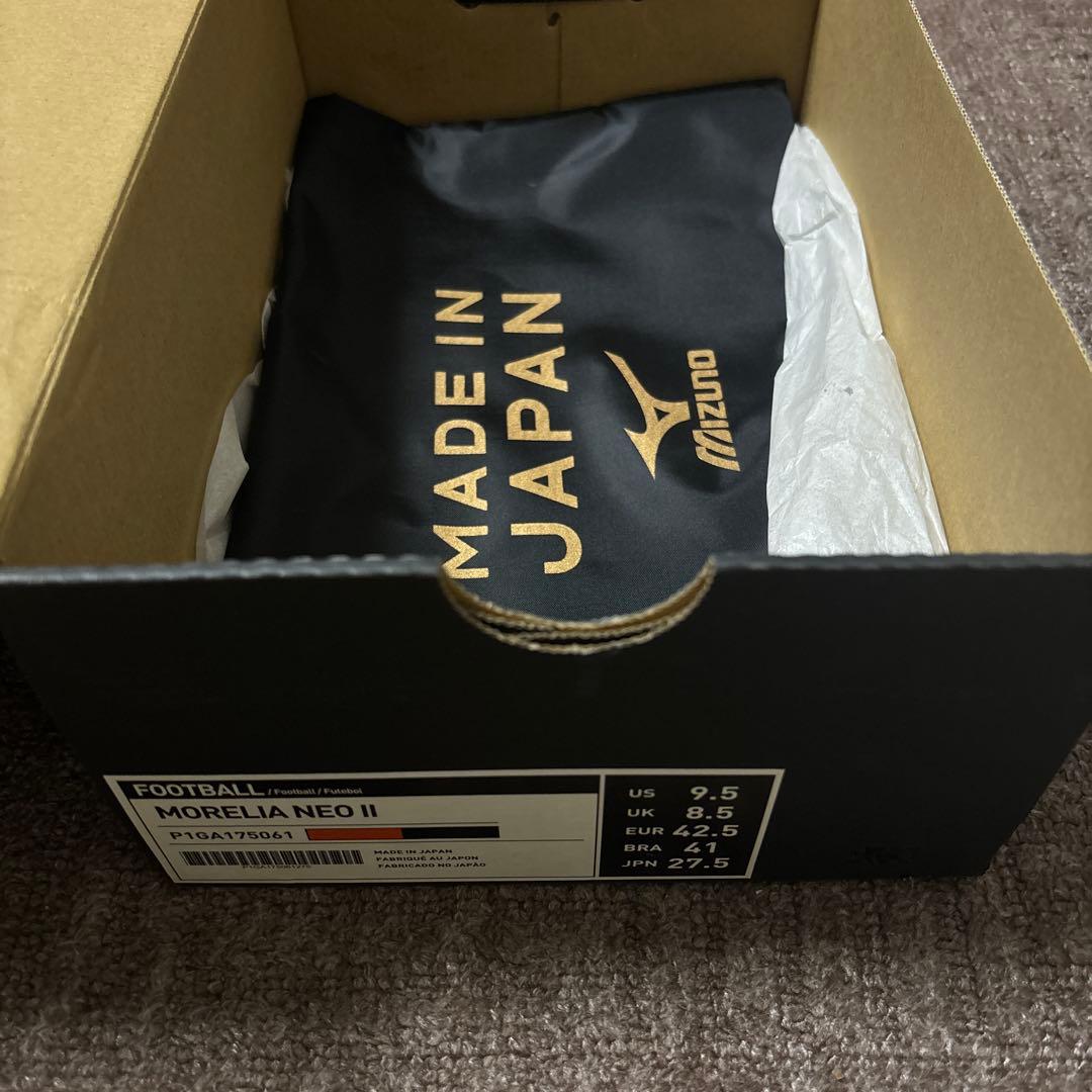 ミズノ　サッカー　スパイク　モレリア　ネオ2 27.5 MORELIA NEO2