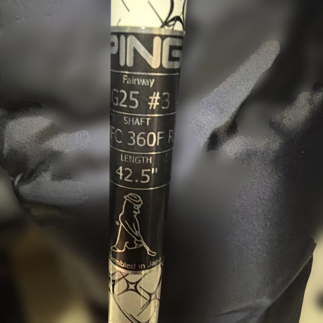 PING G25 フェアウェイウッド３Ｗ15度R5Ｗ18度R2本セット
