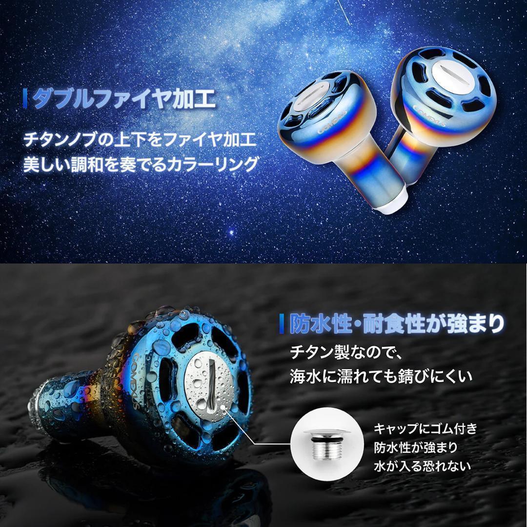 ゴメクサス　ハンドルノブ　TA30　ゴールド　シマノAダイワS