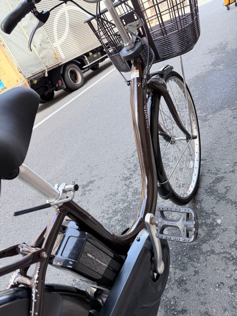 大阪府　ヤマハ　電動アシスト自転車 ブラウン　26インチ