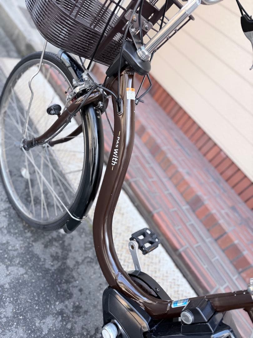 大阪府　ヤマハ　電動アシスト自転車 ブラウン　26インチ