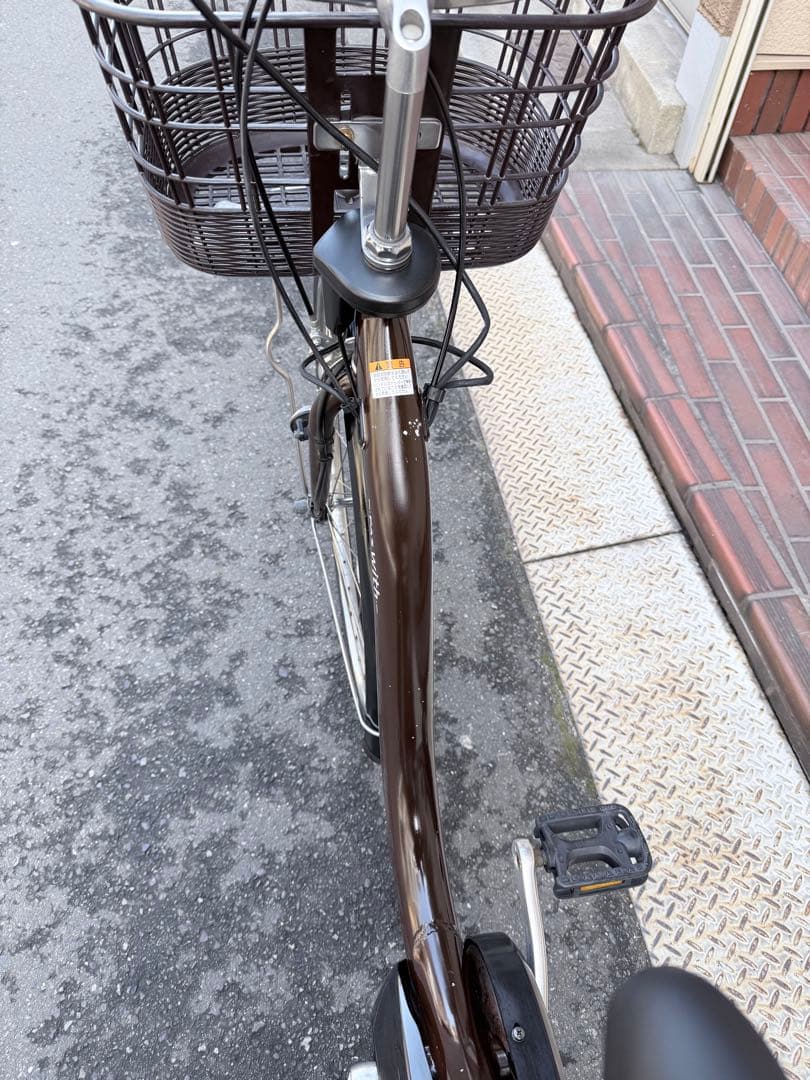 大阪府　ヤマハ　電動アシスト自転車 ブラウン　26インチ