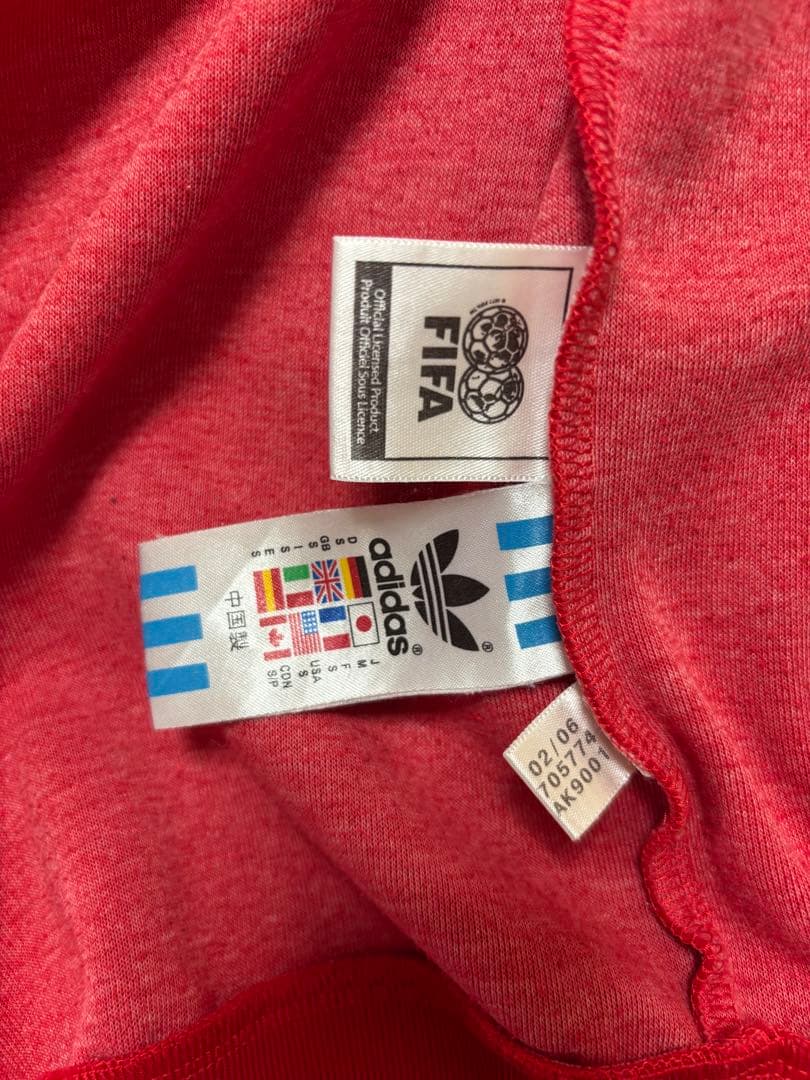 adidas スペイン ジャージ 赤
